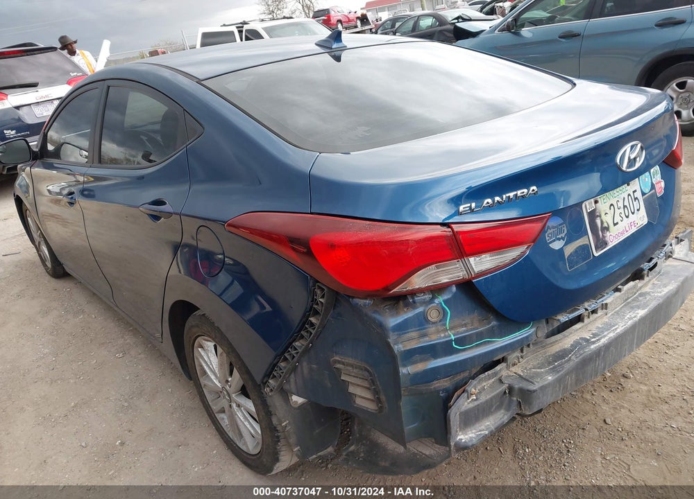 2015 HYUNDAI ELANTRA SE VIN: KMHDH4AE1FU394486