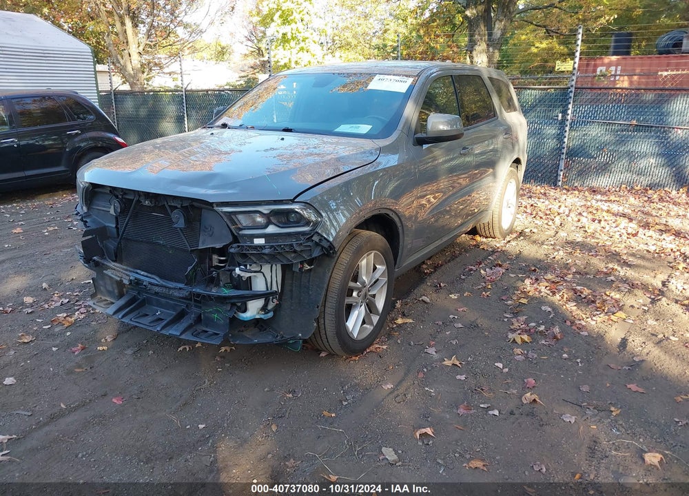 2022 DODGE DURANGO GT AWD VIN: 1C4RDJDG5NC219339