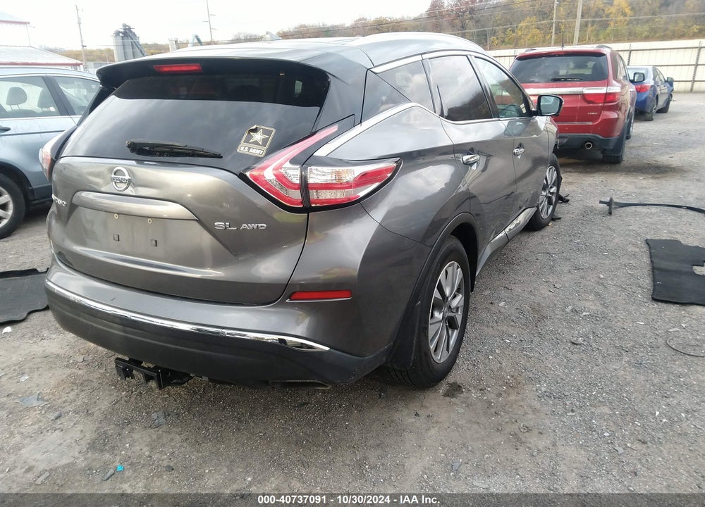 2015 NISSAN MURANO SL VIN: 5N1AZ2MH6FN211667