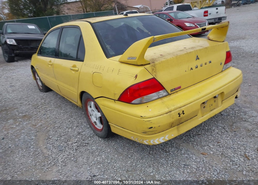 2002 MITSUBISHI LANCER OZ RALLY VIN: JA3AJ86E02U055254