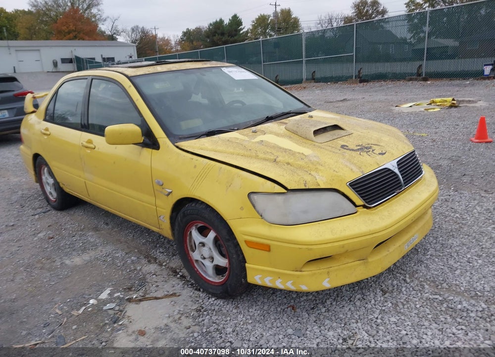2002 MITSUBISHI LANCER OZ RALLY VIN: JA3AJ86E02U055254