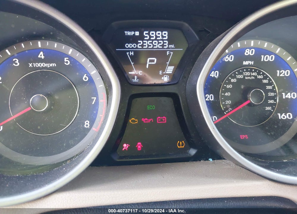 2012 HYUNDAI ELANTRA LIMITED (ULSAN PLANT) VIN: KMHDH4AE0CU318432