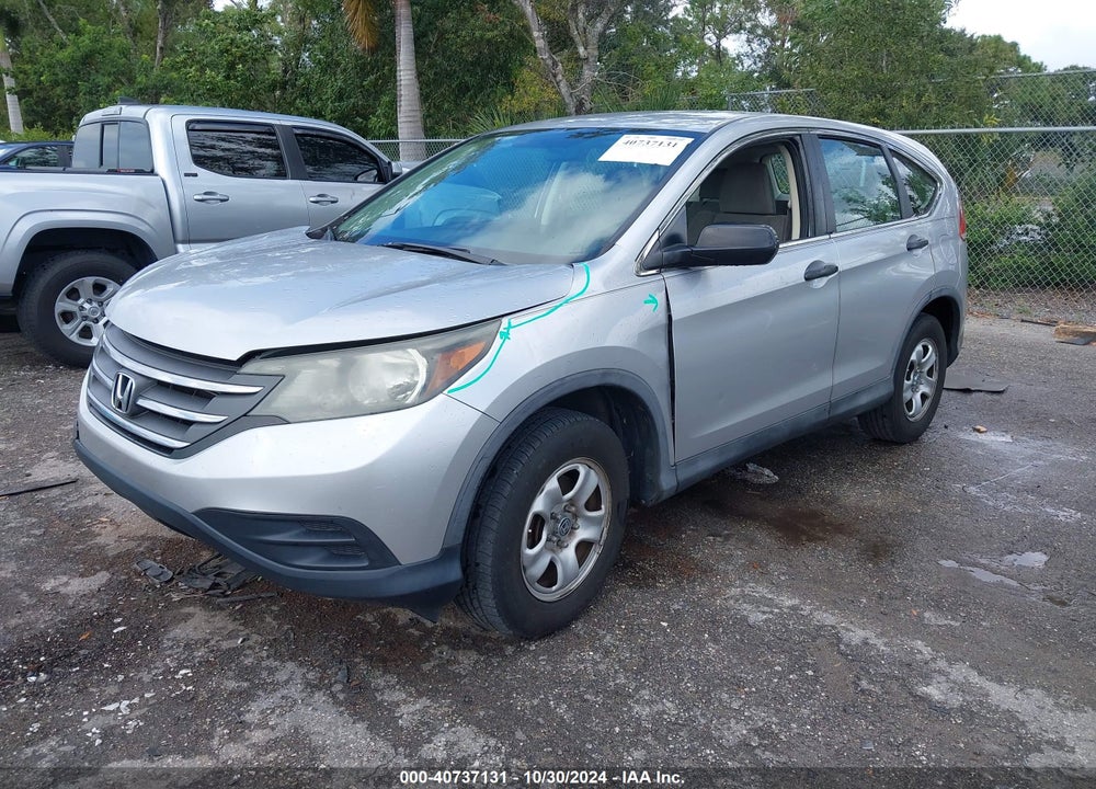 2013 HONDA CR-V LX VIN: 5J6RM3H37DL030736