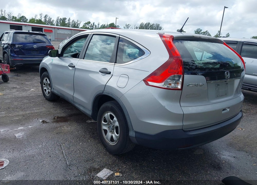2013 HONDA CR-V LX VIN: 5J6RM3H37DL030736