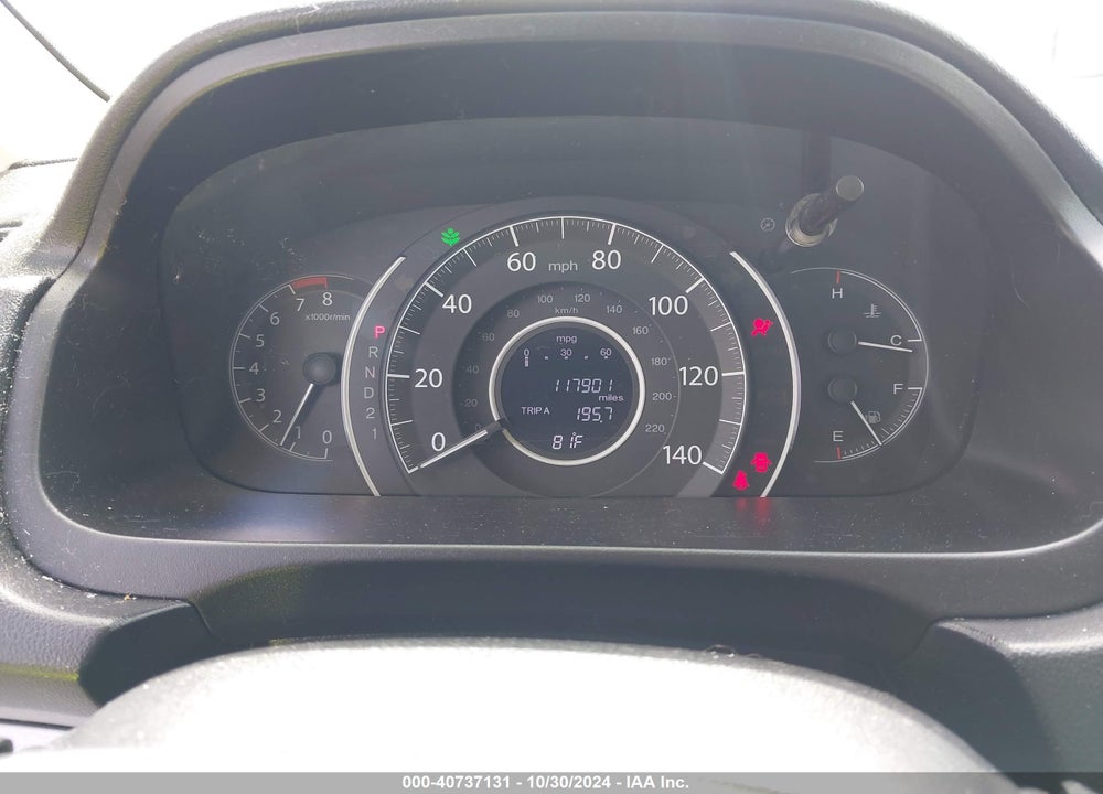 2013 HONDA CR-V LX VIN: 5J6RM3H37DL030736