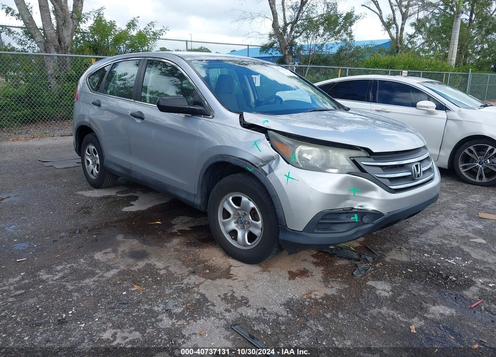 2013 HONDA CR-V LX VIN: 5J6RM3H37DL030736