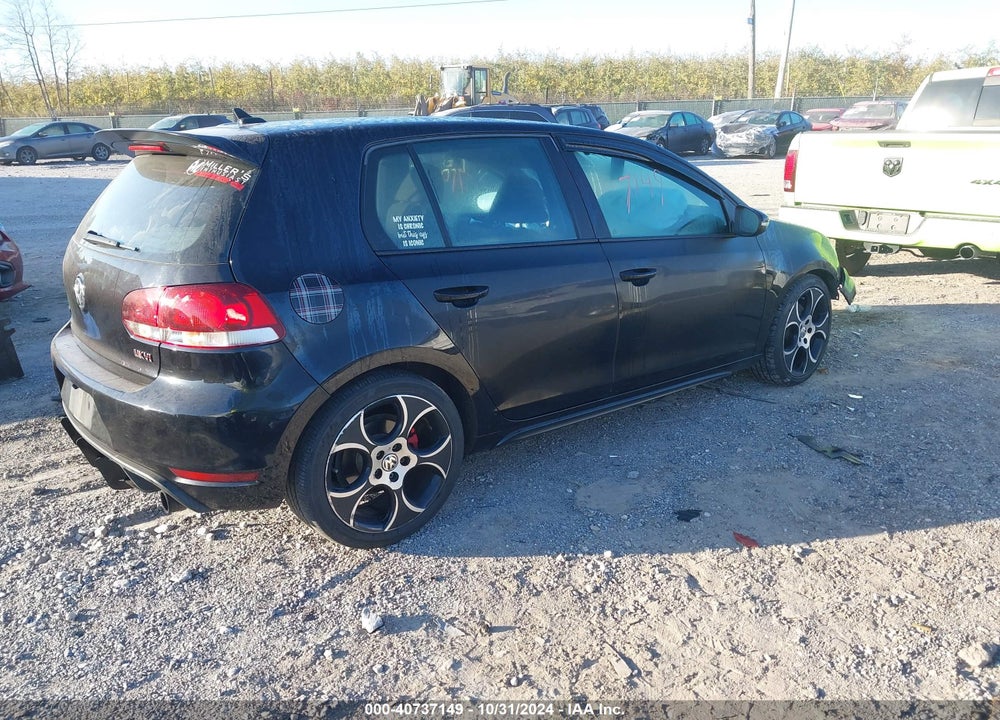 2011 VOLKSWAGEN GTI 4-DOOR VIN: WVWGV7AJ4BW053042