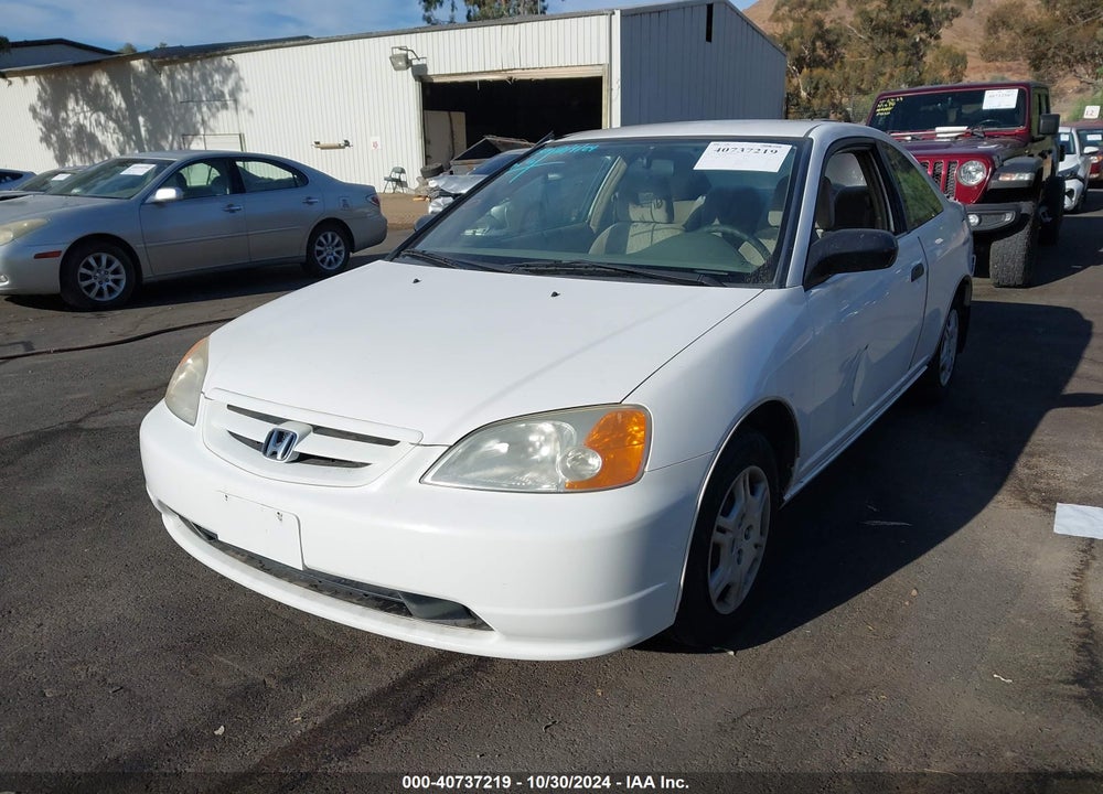 2001 HONDA CIVIC LX VIN: 1HGEM22501L082750