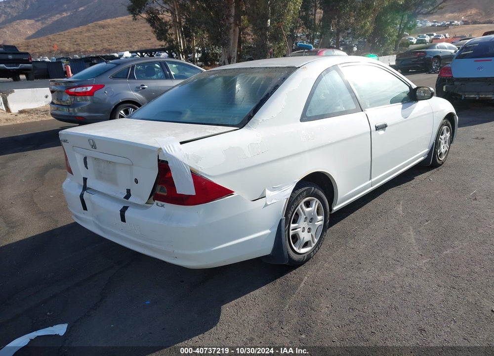 2001 HONDA CIVIC LX VIN: 1HGEM22501L082750