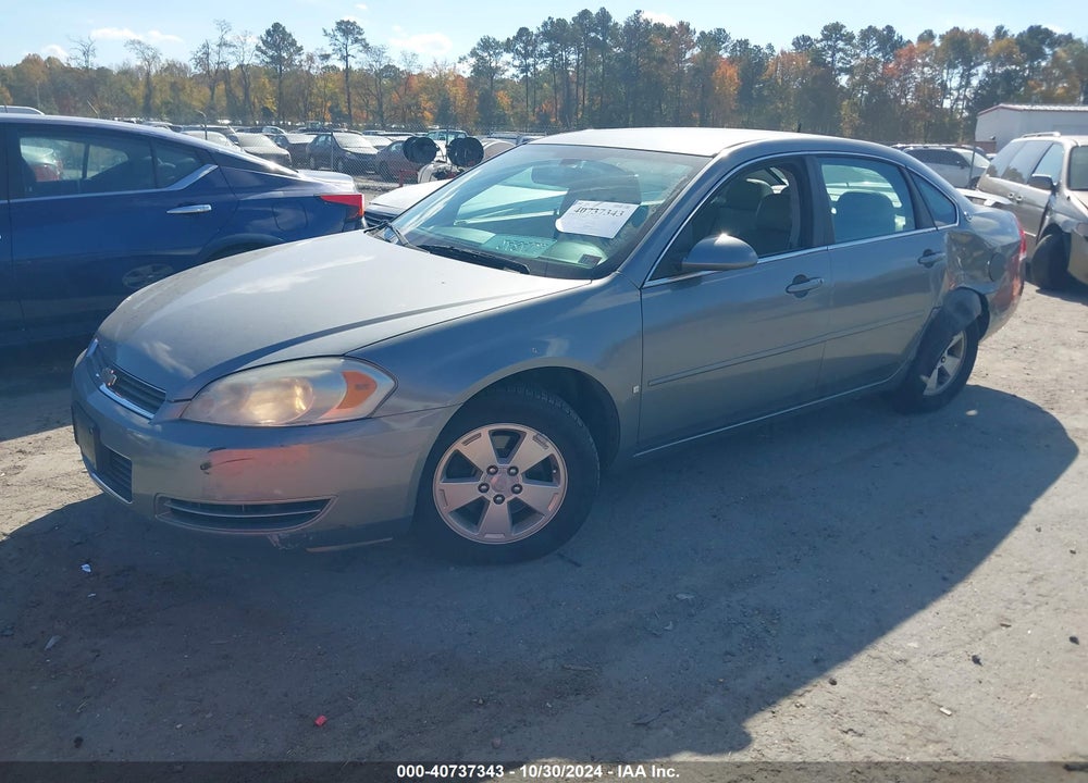 2008 CHEVROLET IMPALA LT VIN: 2G1WT58K381248501