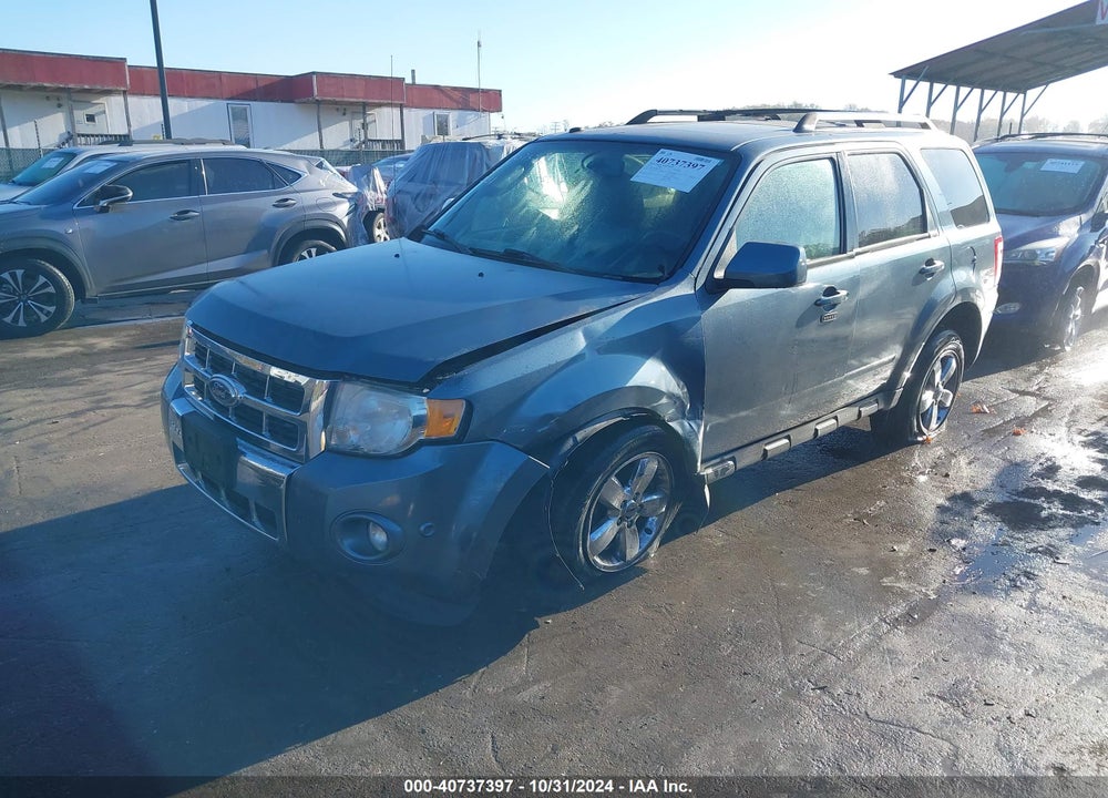 2011 FORD ESCAPE LIMITED VIN: 1FMCU9E72BKA53362
