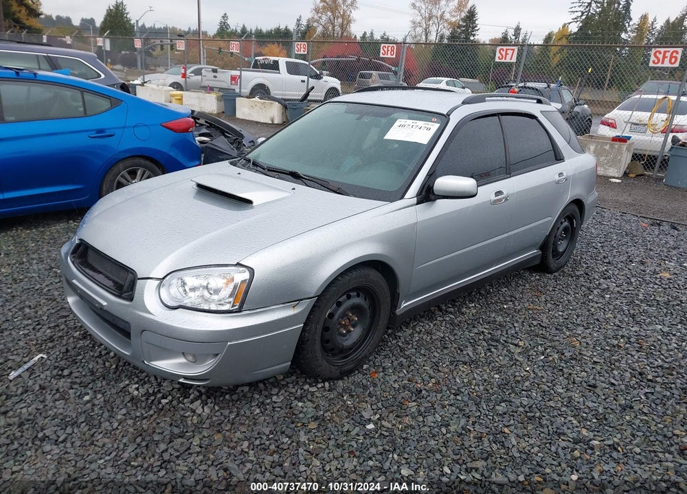 2004 SUBARU IMPREZA WRX VIN: JF1GG29604G802211