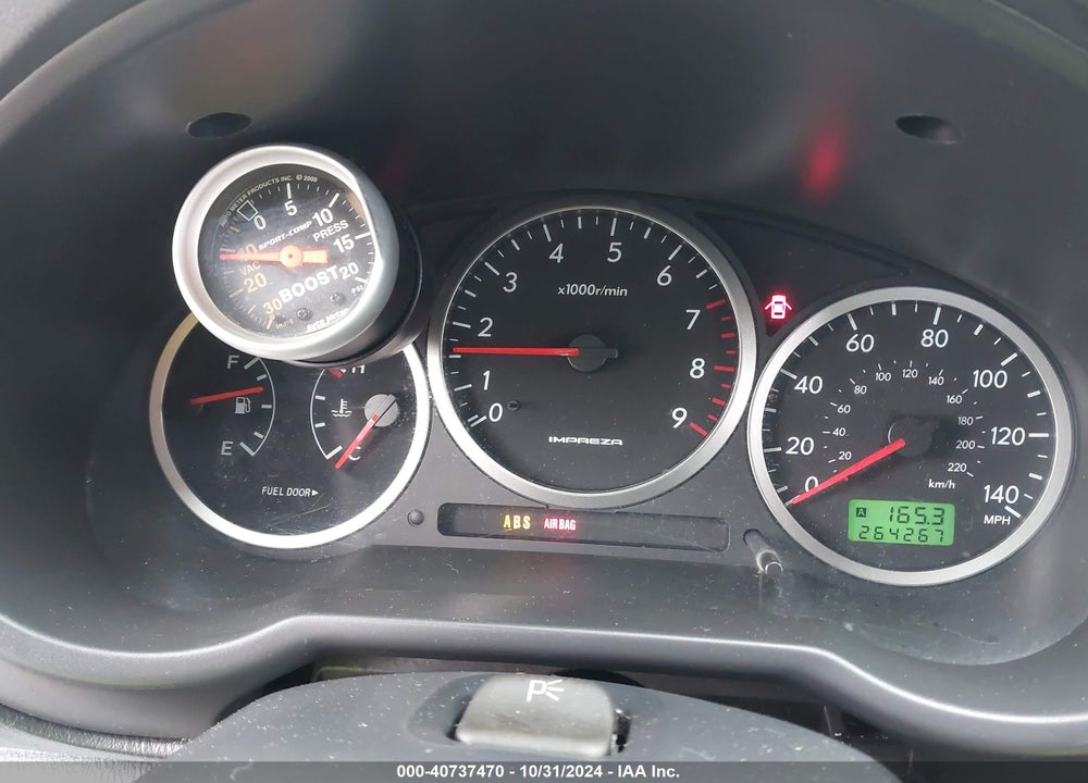 2004 SUBARU IMPREZA WRX VIN: JF1GG29604G802211