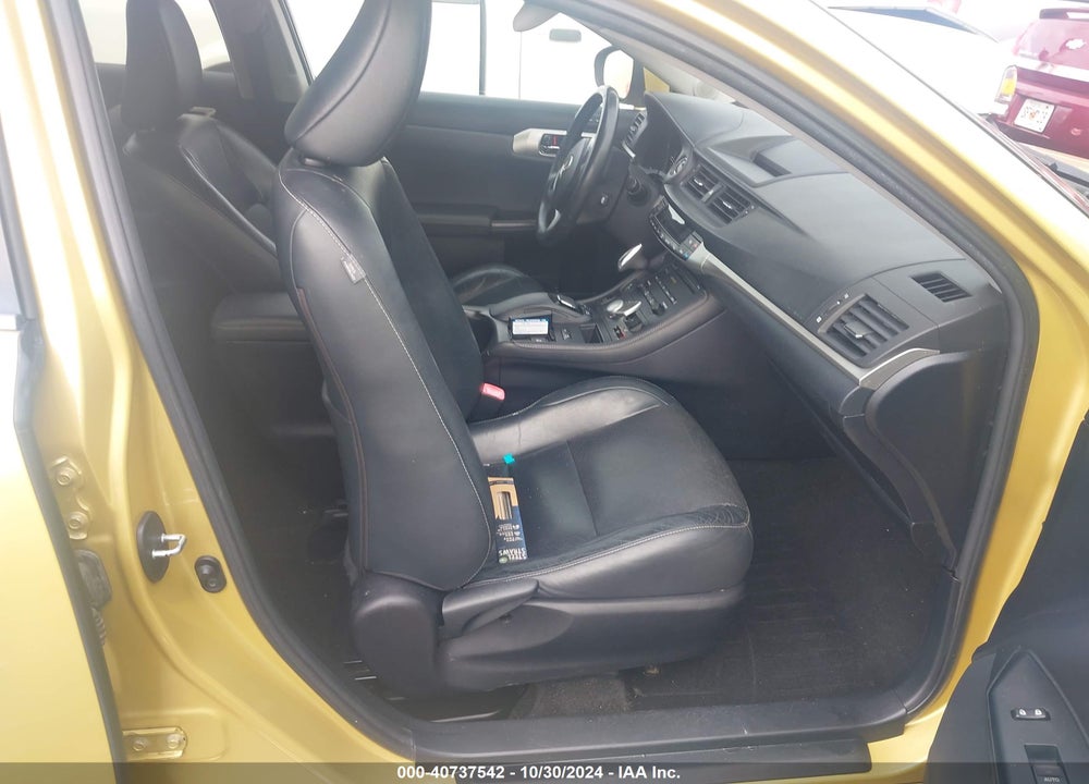 2011 LEXUS CT 200H PREMIUM VIN: JTHKD5BH6B2018571