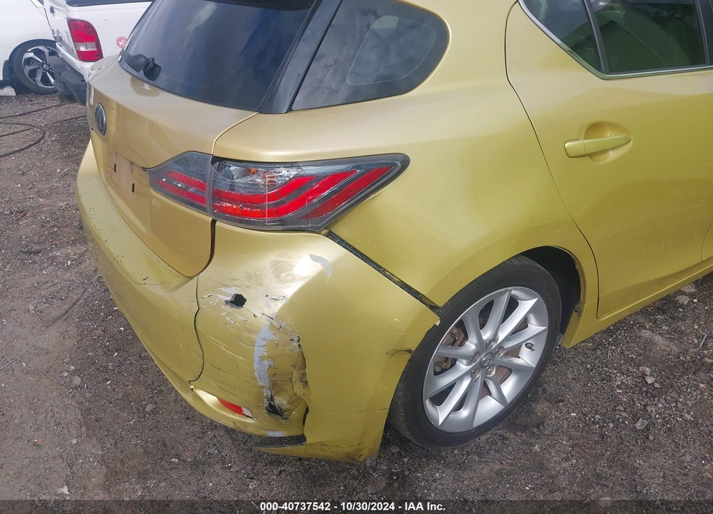 2011 LEXUS CT 200H PREMIUM VIN: JTHKD5BH6B2018571