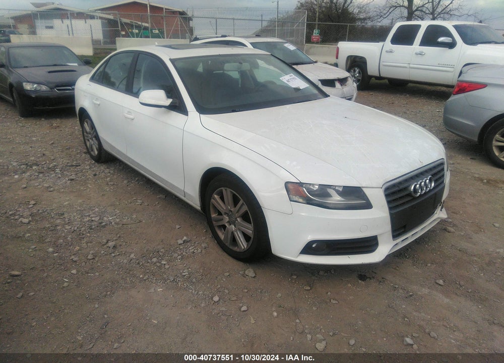 2010 AUDI A4 2.0T PREMIUM VIN: WAUAFAFL0AN057245