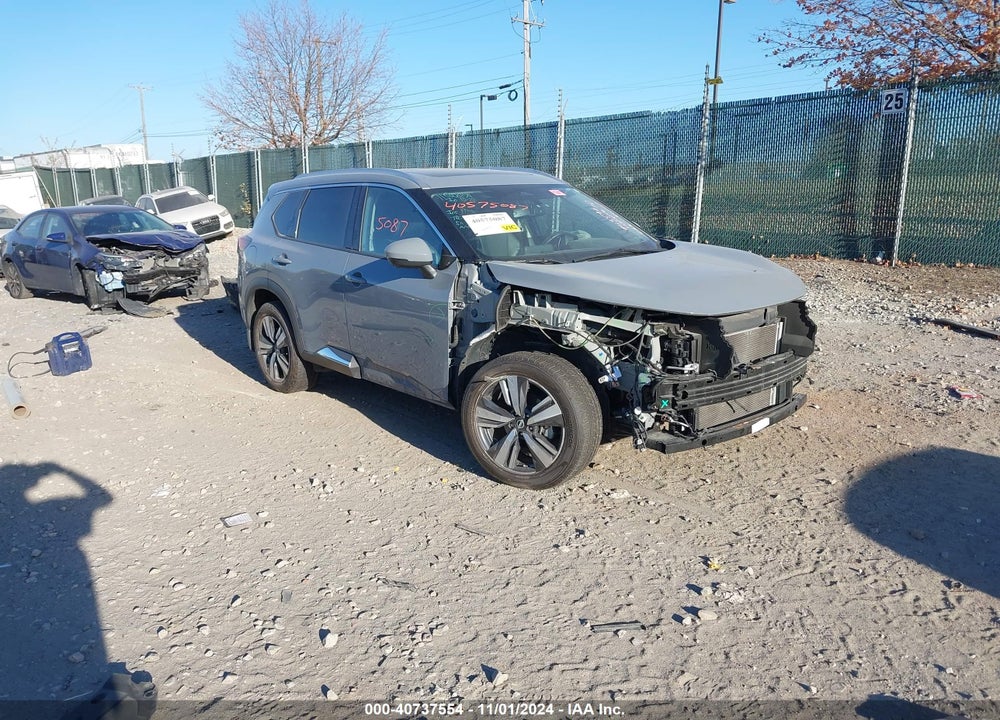 2022 NISSAN ROGUE SL INTELLIGENT AWD VIN: 5N1BT3CB3NC678290