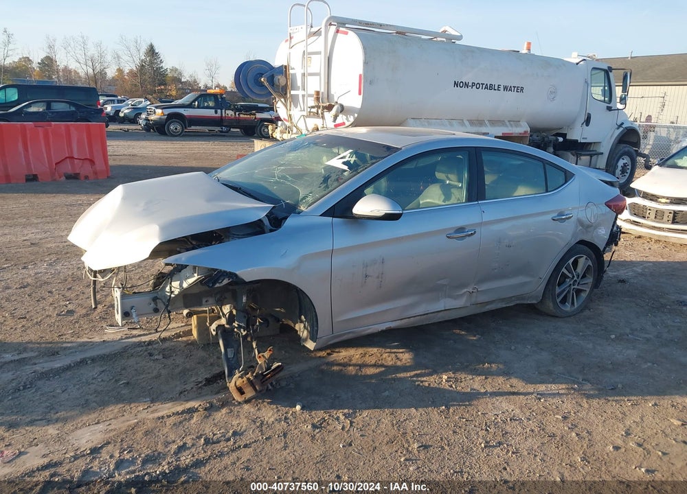 2017 HYUNDAI ELANTRA VIN: KMHD84LF9HU201364