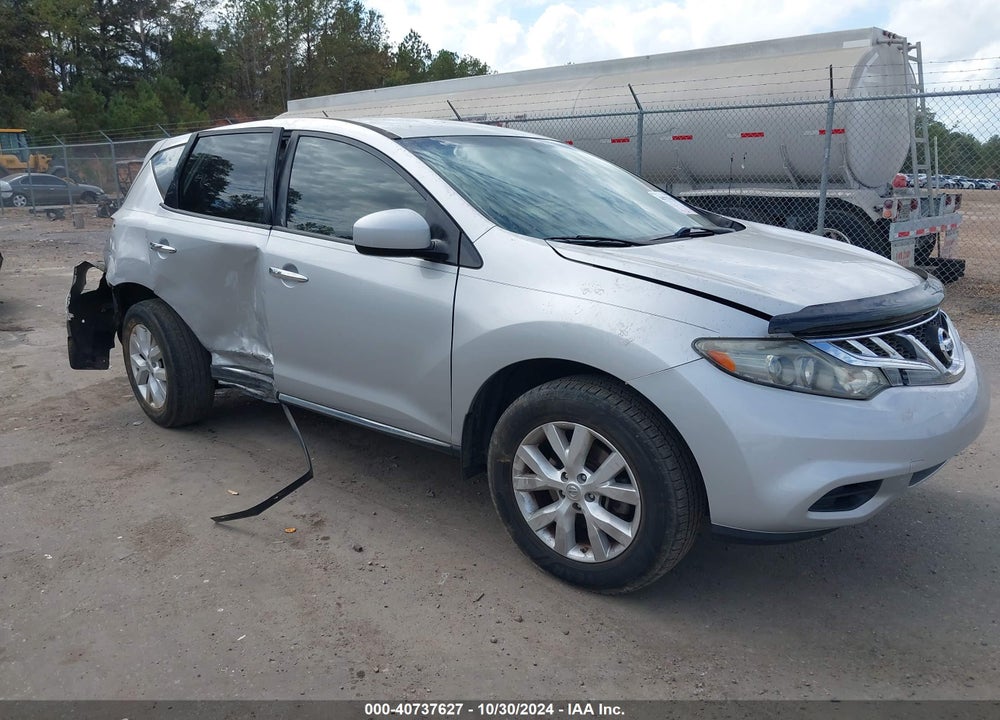 2014 NISSAN MURANO S VIN: JN8AZ1MU9EW410589