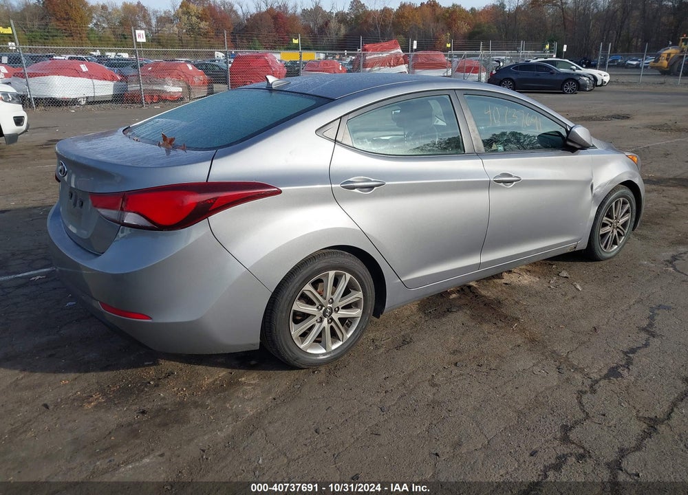 2014 HYUNDAI ELANTRA SE VIN: KMHDH4AE8EU049194
