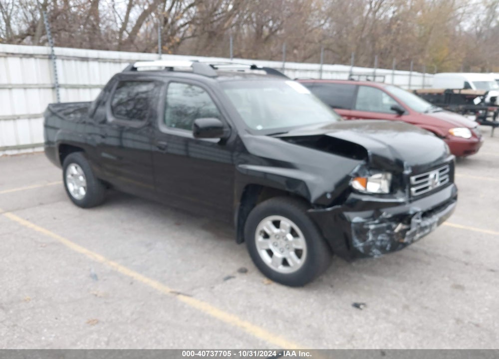 2008 HONDA RIDGELINE RTL VIN: 2HJYK16578H542379