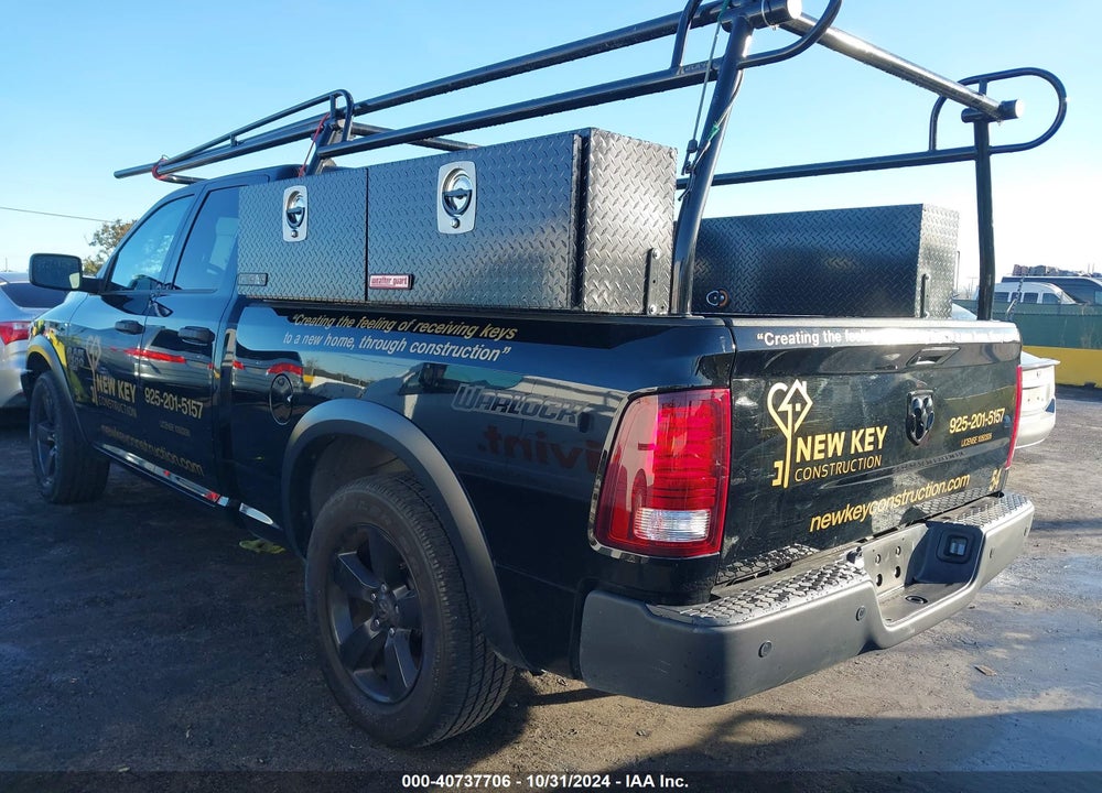 2020 RAM 1500 CLASSIC WARLOCK  4X2 6'4 BOX VIN: 1C6RR6GG8LS153972