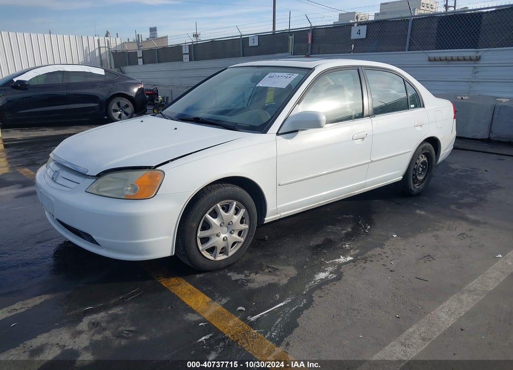 2002 HONDA CIVIC EX VIN: 2HGES26742H550964