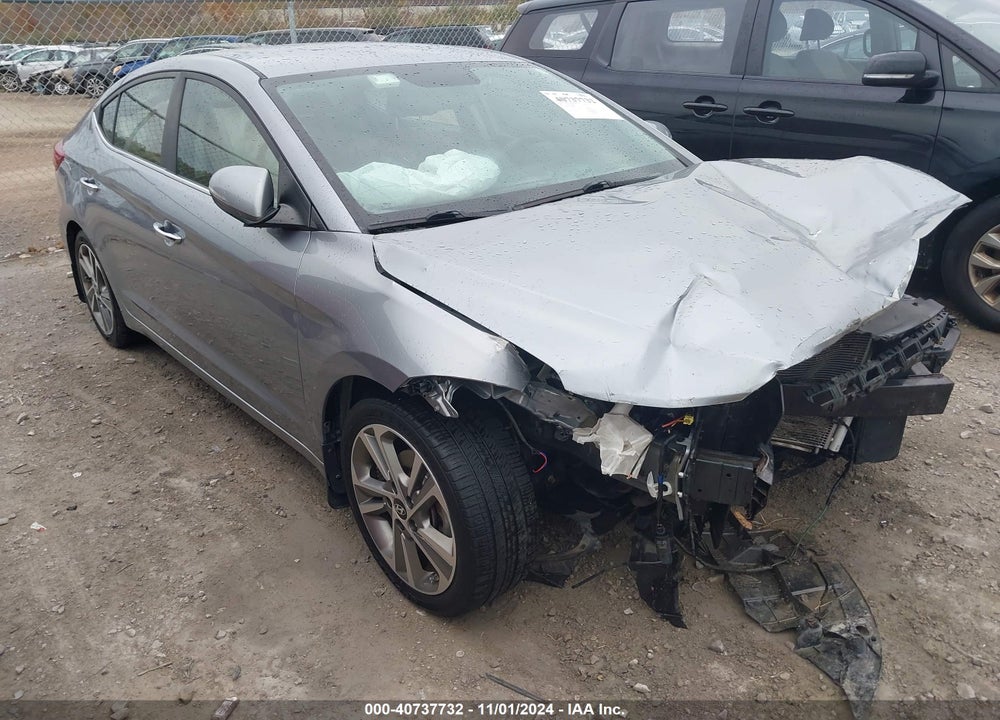 2017 HYUNDAI ELANTRA LIMITED VIN: 5NPD84LF0HH030390