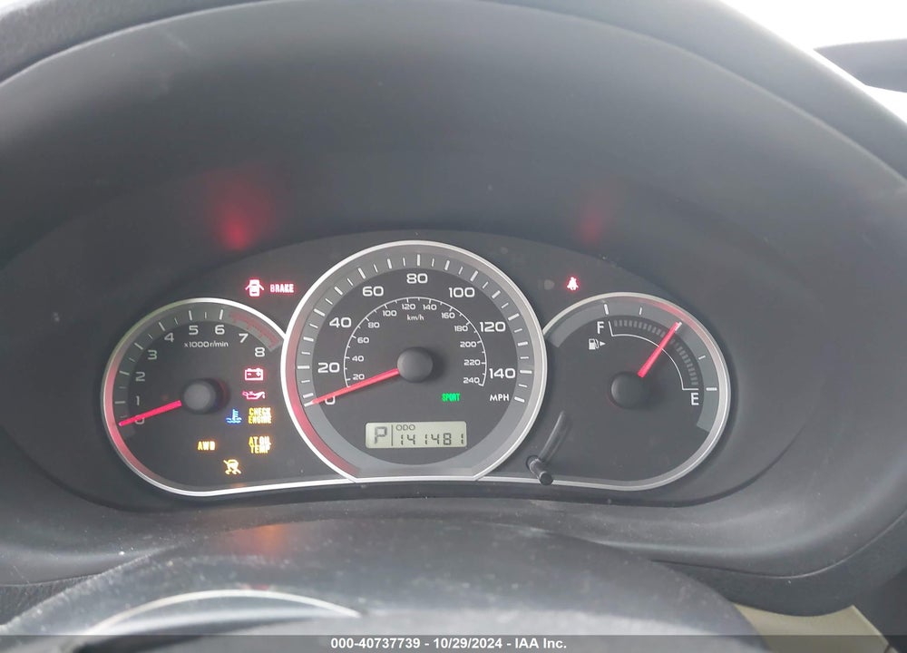 2011 SUBARU IMPREZA 2.5I PREMIUM VIN: JF1GE6B68BH501944