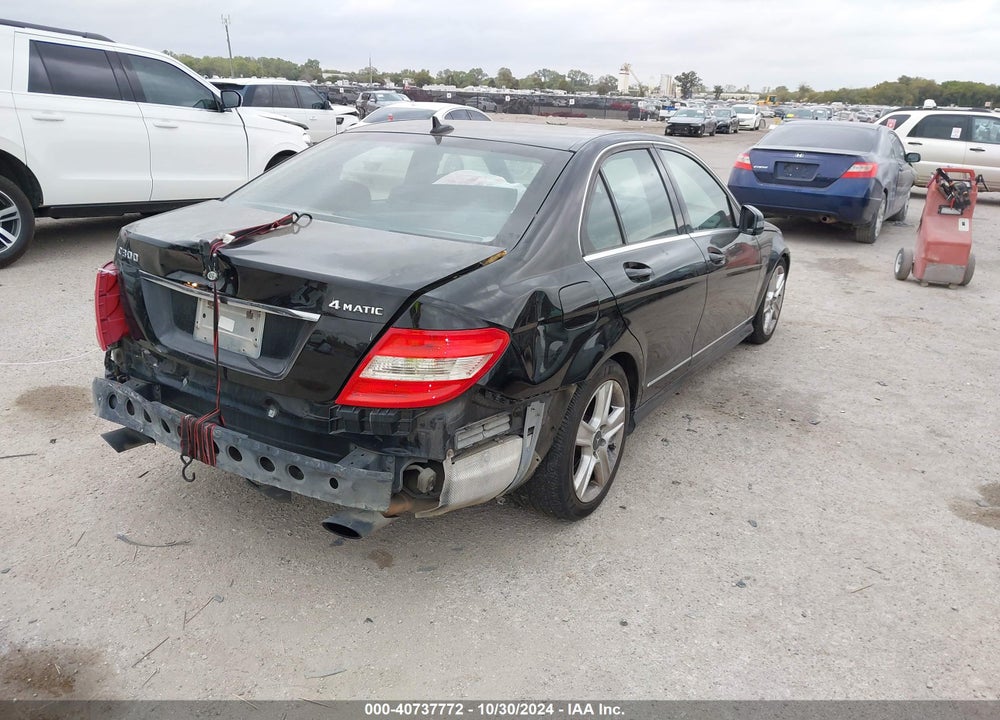 2010 MERCEDES-BENZ C VIN: WDDGF8BB5AR124276