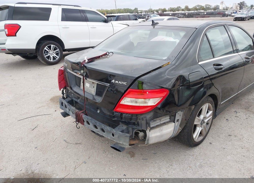 2010 MERCEDES-BENZ C VIN: WDDGF8BB5AR124276