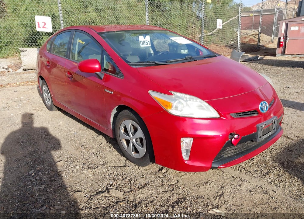 2013 TOYOTA PRIUS TWO VIN: JTDKN3DU9D5687593