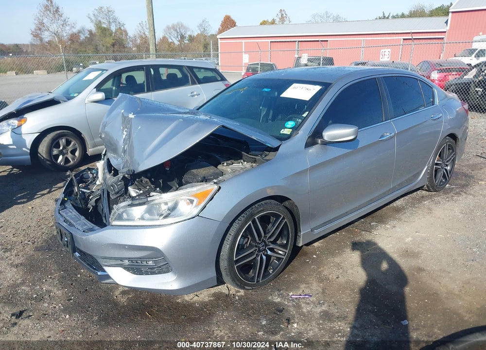 2017 HONDA ACCORD SPORT VIN: 1HGCR2F52HA106717
