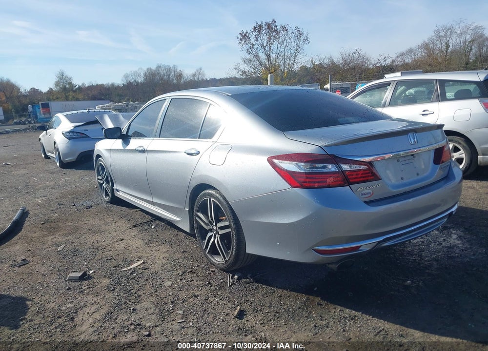 2017 HONDA ACCORD SPORT VIN: 1HGCR2F52HA106717