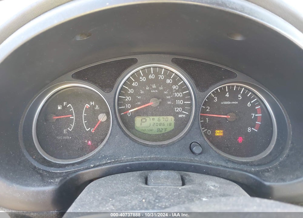 2006 SUBARU FORESTER 2.5X VIN: JF1SG65616H715583