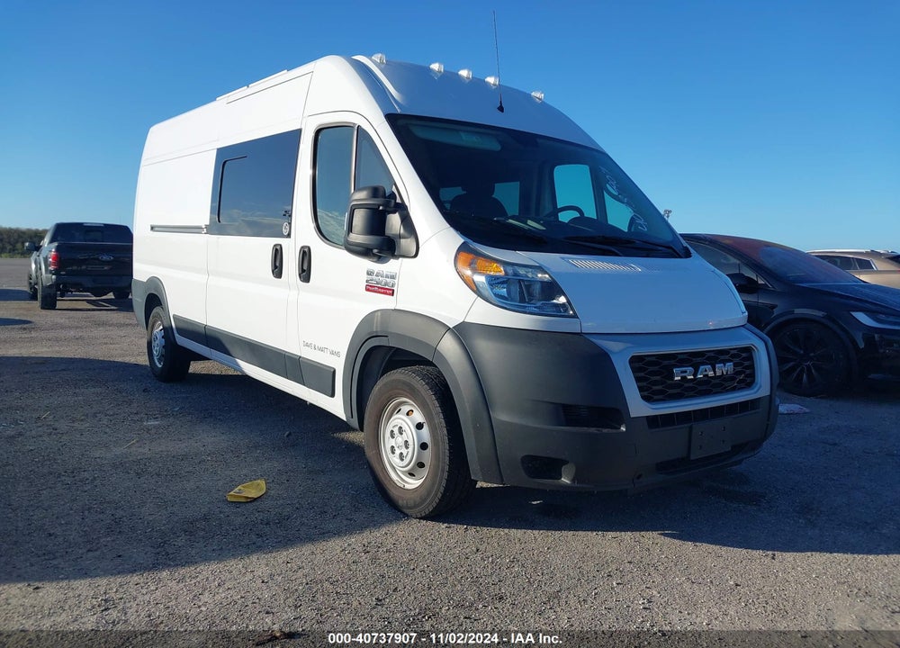 2021 RAM PROMASTER 2500 HIGH ROOF 159 WB VIN: 3C6LRVDG6ME547804
