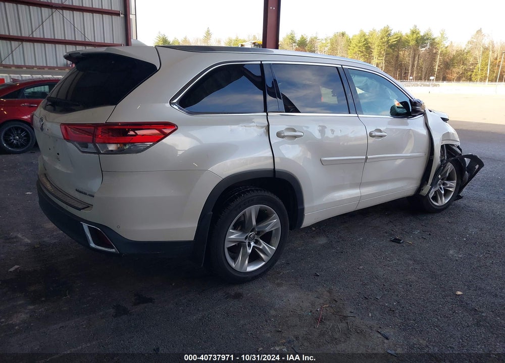 2017 TOYOTA HIGHLANDER LIMITED VIN: 5TDDZRFHXHS378411