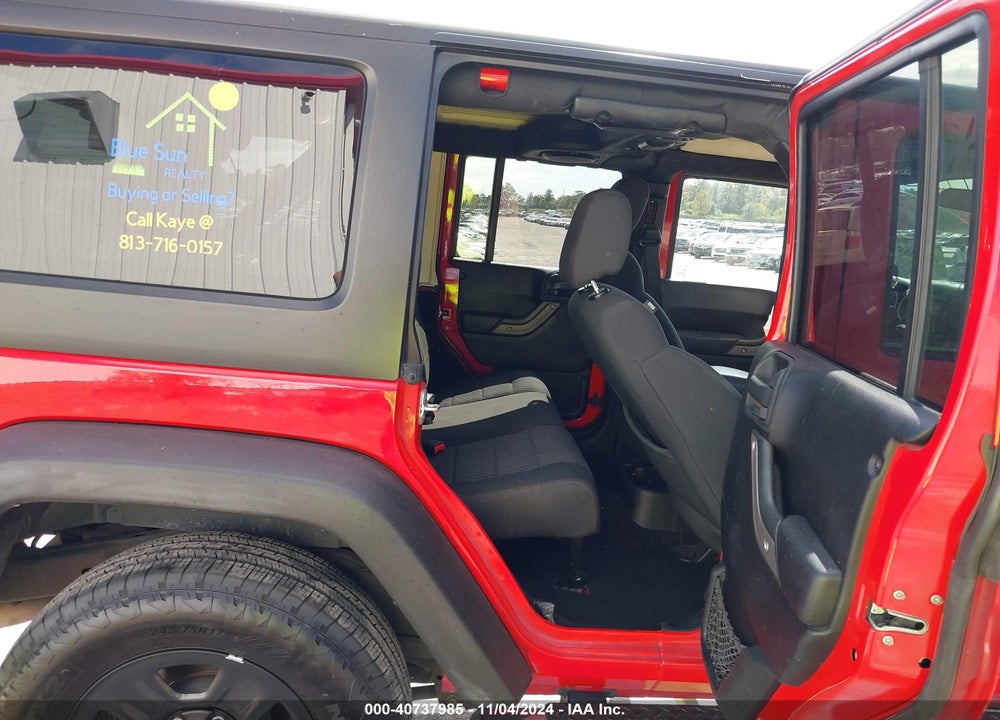 2011 ANGLER JEEP WR UNLIMITED SPORT VIN: 1J4HA3H1XBL590184