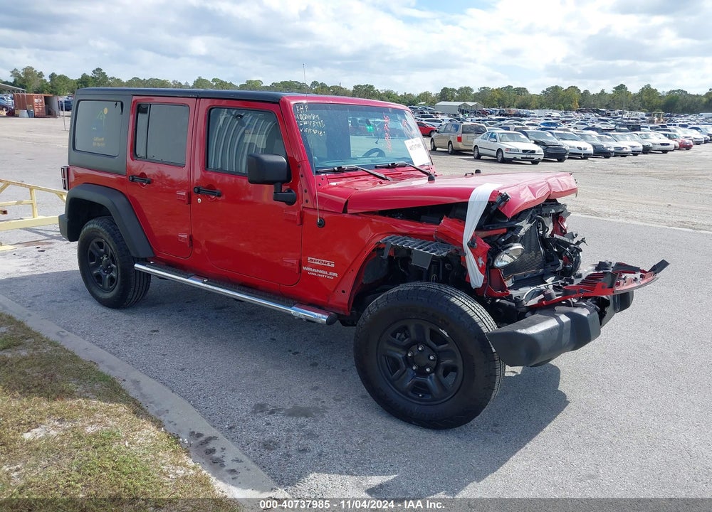 2011 ANGLER JEEP WR UNLIMITED SPORT VIN: 1J4HA3H1XBL590184