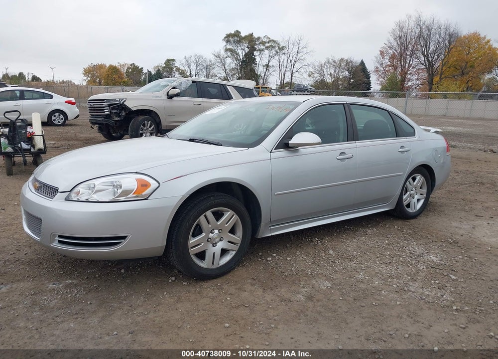 2012 CHEVROLET IMPALA LT VIN: 2G1WB5E33C1186722
