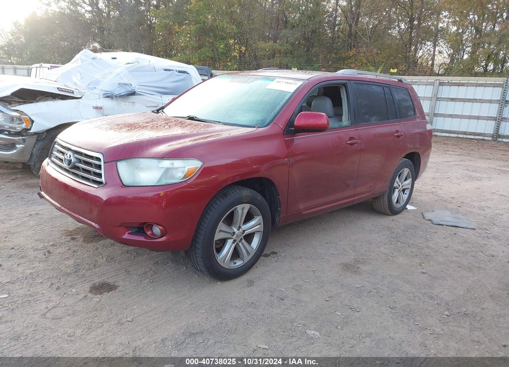 2008 TOYOTA HIGHLANDER SPORT VIN: JTEES43A582052411