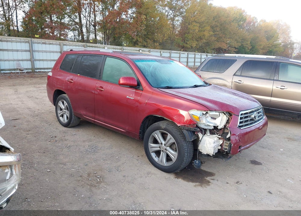 2008 TOYOTA HIGHLANDER SPORT VIN: JTEES43A582052411