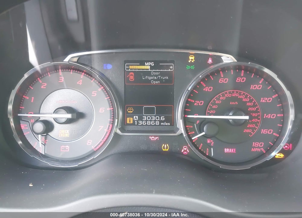 2017 SUBARU WRX VIN: JF1VA1B63H9835789