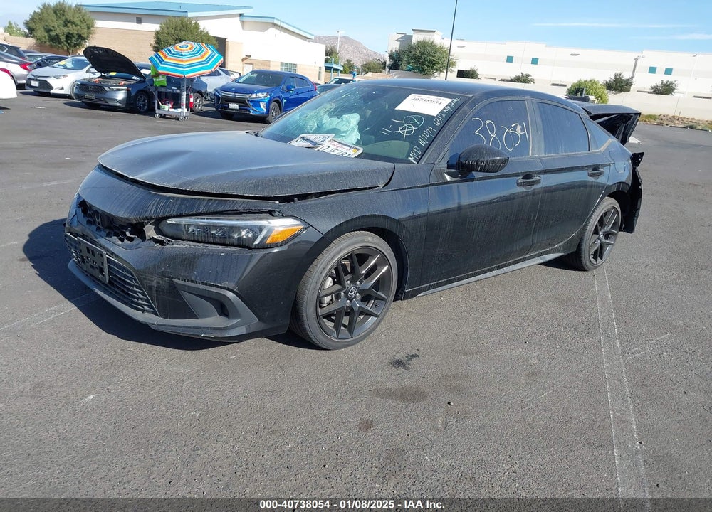 2022 HONDA CIVIC SPORT VIN: 19XFL2H86NE006312