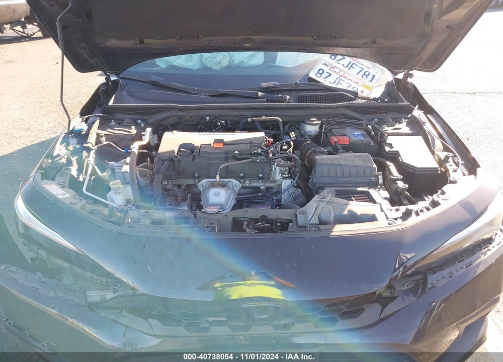 2022 HONDA CIVIC SPORT VIN: 19XFL2H86NE006312
