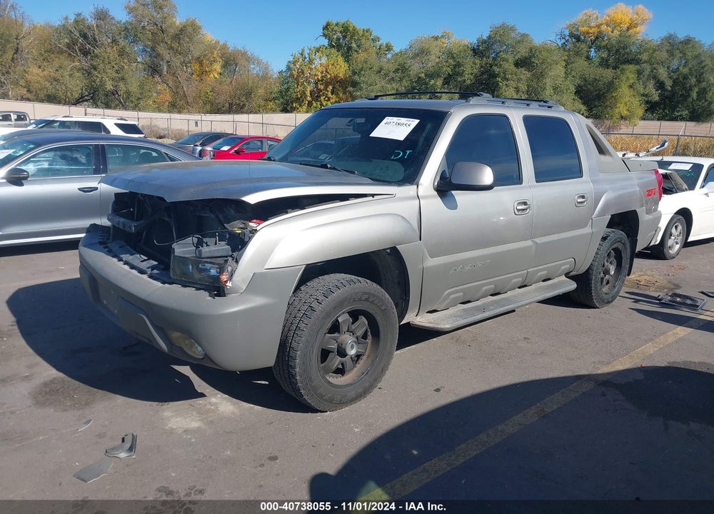 2002 CHEVROLET AVALANCHE 1500 VIN: 3GNEK13TX2G113553
