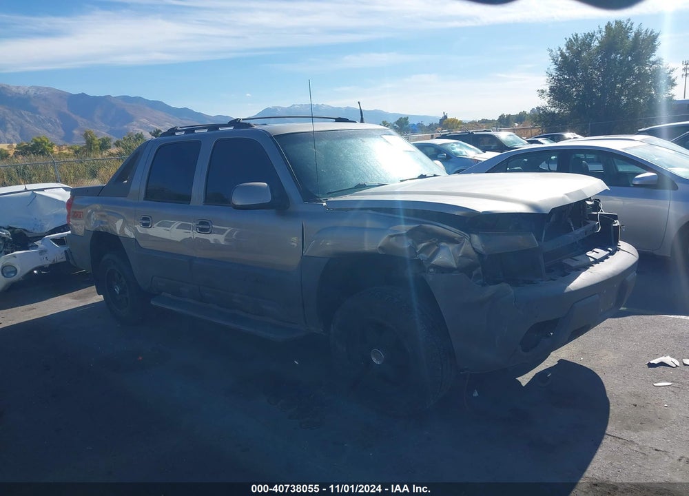 2002 CHEVROLET AVALANCHE 1500 VIN: 3GNEK13TX2G113553