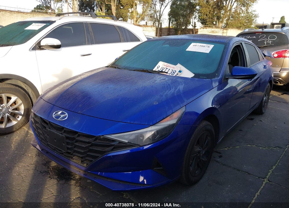 2023 HYUNDAI ELANTRA HYBRID BLUE VIN: KMHLM4AJ1PU088345