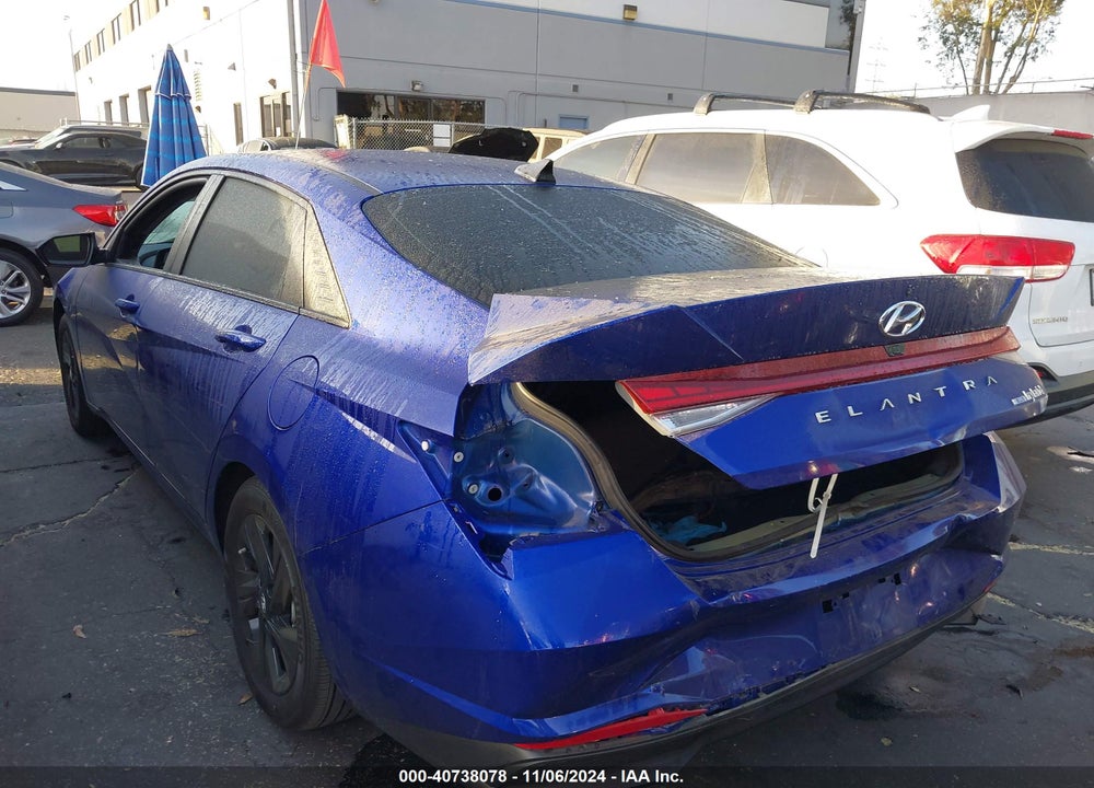 2023 HYUNDAI ELANTRA HYBRID BLUE VIN: KMHLM4AJ1PU088345