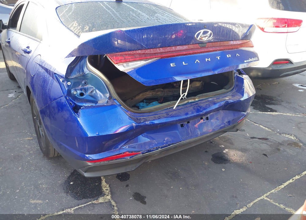 2023 HYUNDAI ELANTRA HYBRID BLUE VIN: KMHLM4AJ1PU088345